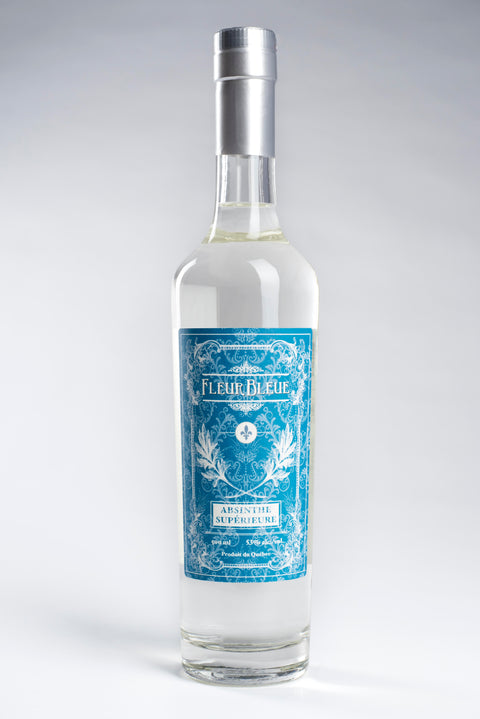 absinthe blanche Fleur bleue de l'absintherie des cantons