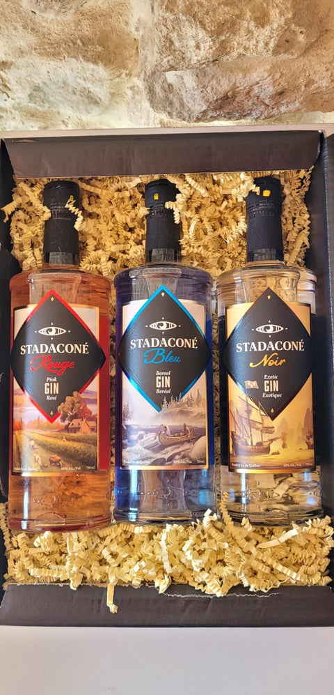 Trio de Gins québécois