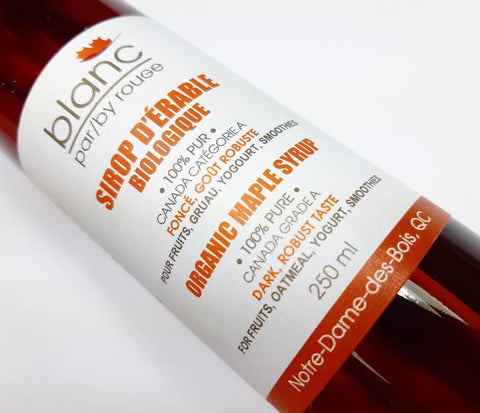 sirop d'érable foncé