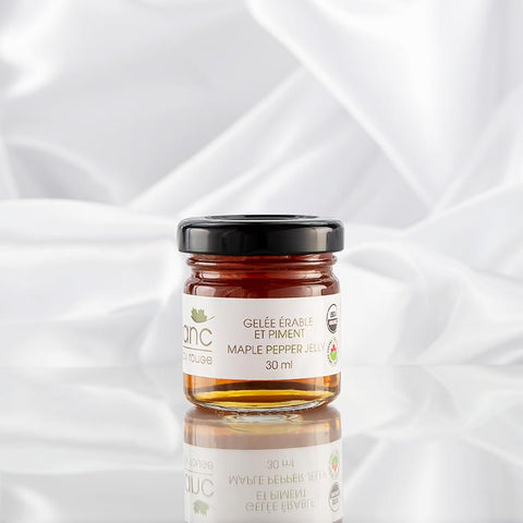 Gelée d'érable et piment - blanc par rouGe