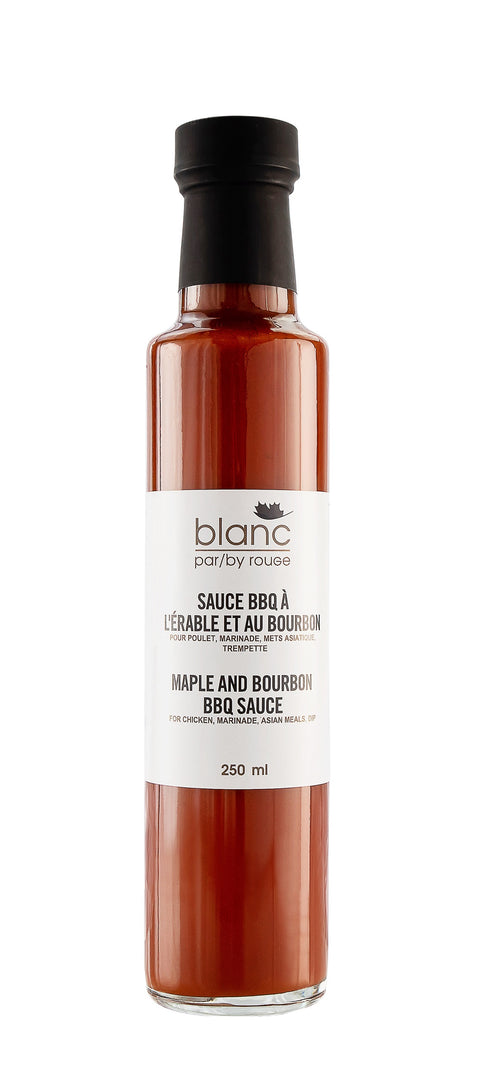 Produit du Québec Sauce BBQ à l'érable et Bourbon blanc par rouGe