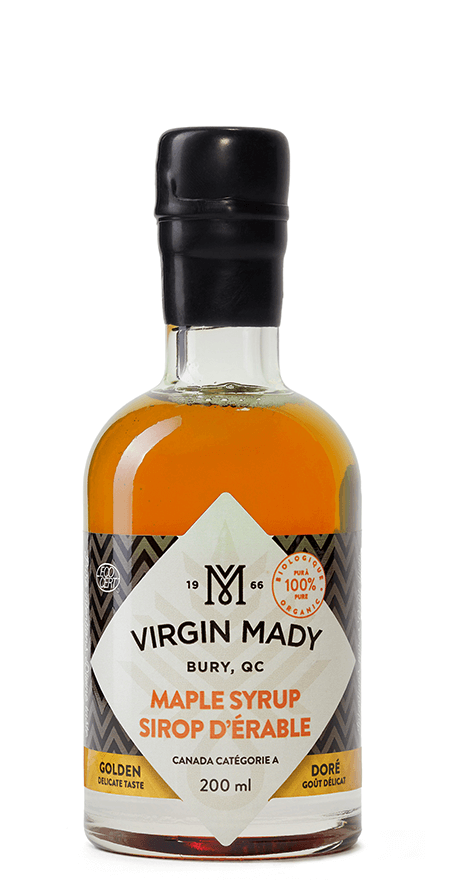 Produit du Québec sirop d'érable Doré 200ml de Virgin Mady