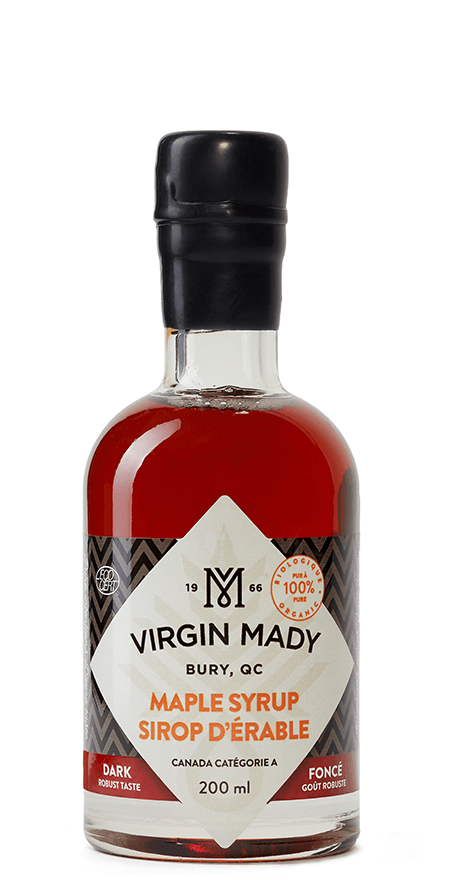Produit du Québec sirop d'érable foncé 200ml de Virgin Mady