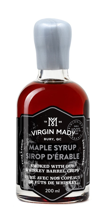 Produit du Québec Sirop d'érable fumée à froid de Virgin Mady