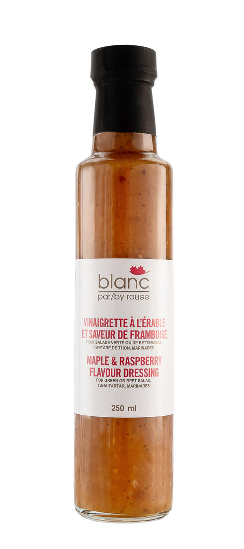 vinaigrette framboise érable
