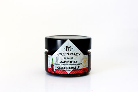Gelée d'érable fumé et infusé aux piments fort Virgin Mady
