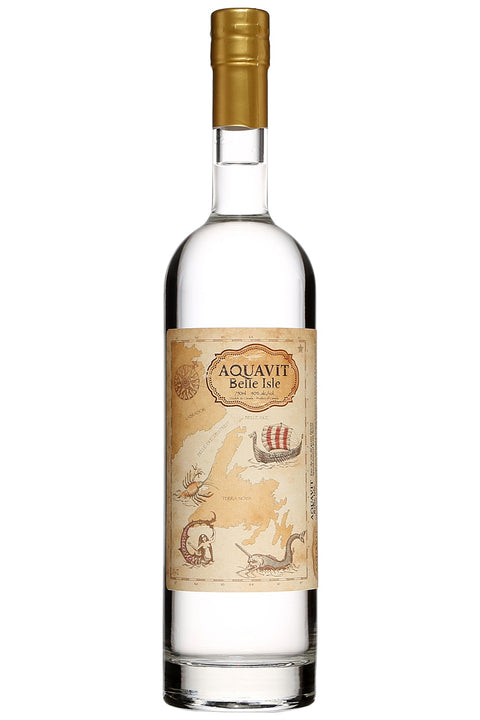 Produit du Quebec Eau de vie Aquavit Belle Isle de l'Absintherie des Cantons
