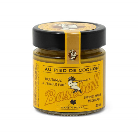 Produit du Québec Moutarde à l'érable fumé Au pied de Cochon