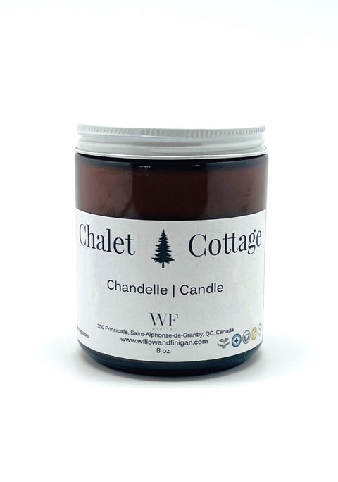 Produit du Québec bougie Chalet de Willow & Finigan