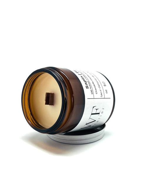 Produit du Québec Bougie qui crépite sapin de Willow & Finigan