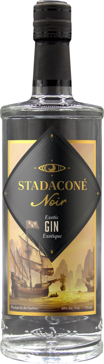gin noir exotique de Stadaconé