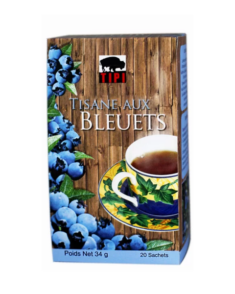 tisane aux bleuets