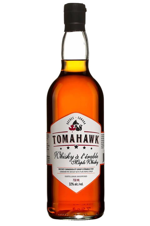 Tomahawk Whisky à l'érable de la Distillerie Shefford