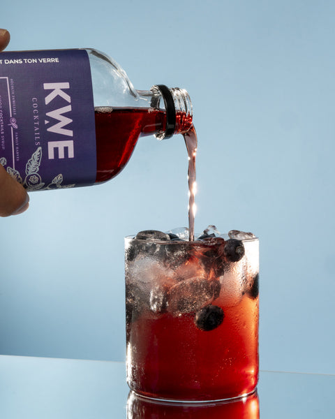 sirop dans cocktail et mocktail