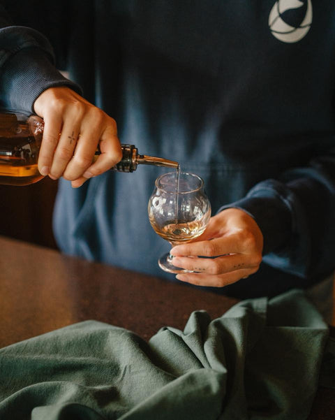whisky erable dans verre