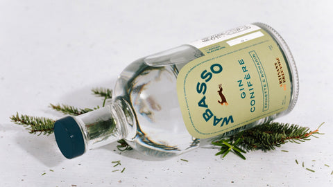 Produit du Québec Gin Conifère saveur boréale de Wabasso