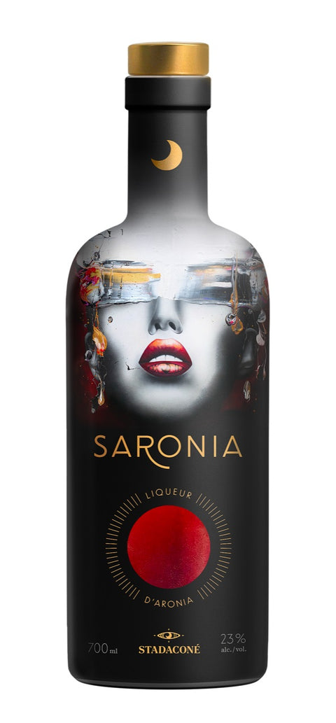 Saronia liqueur d'aronia de Stadaconé au Québec