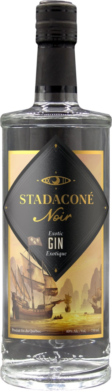 Gin Stadaconé Noir du Québec fruité et exotique